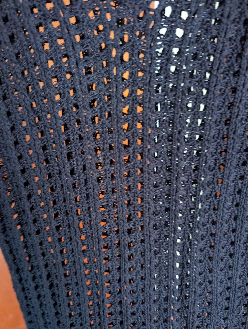 Love Tree Black Crochet Sequin Maxi Dress - Sleeveless Boho Festival - Picture 2 of 8
